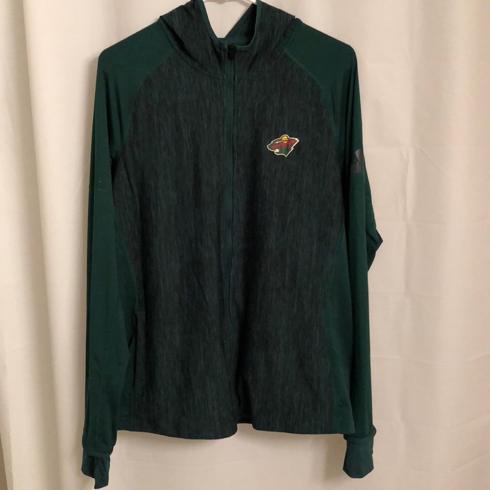 Adidas zip up hoodie. Wild hockey. Barely worn.